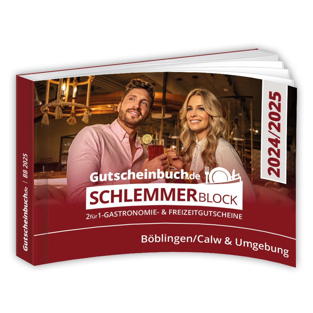 Gutscheinbuch Kreis Böblingen + Calw 2025 Schwarzwälder Bote Produktwelt